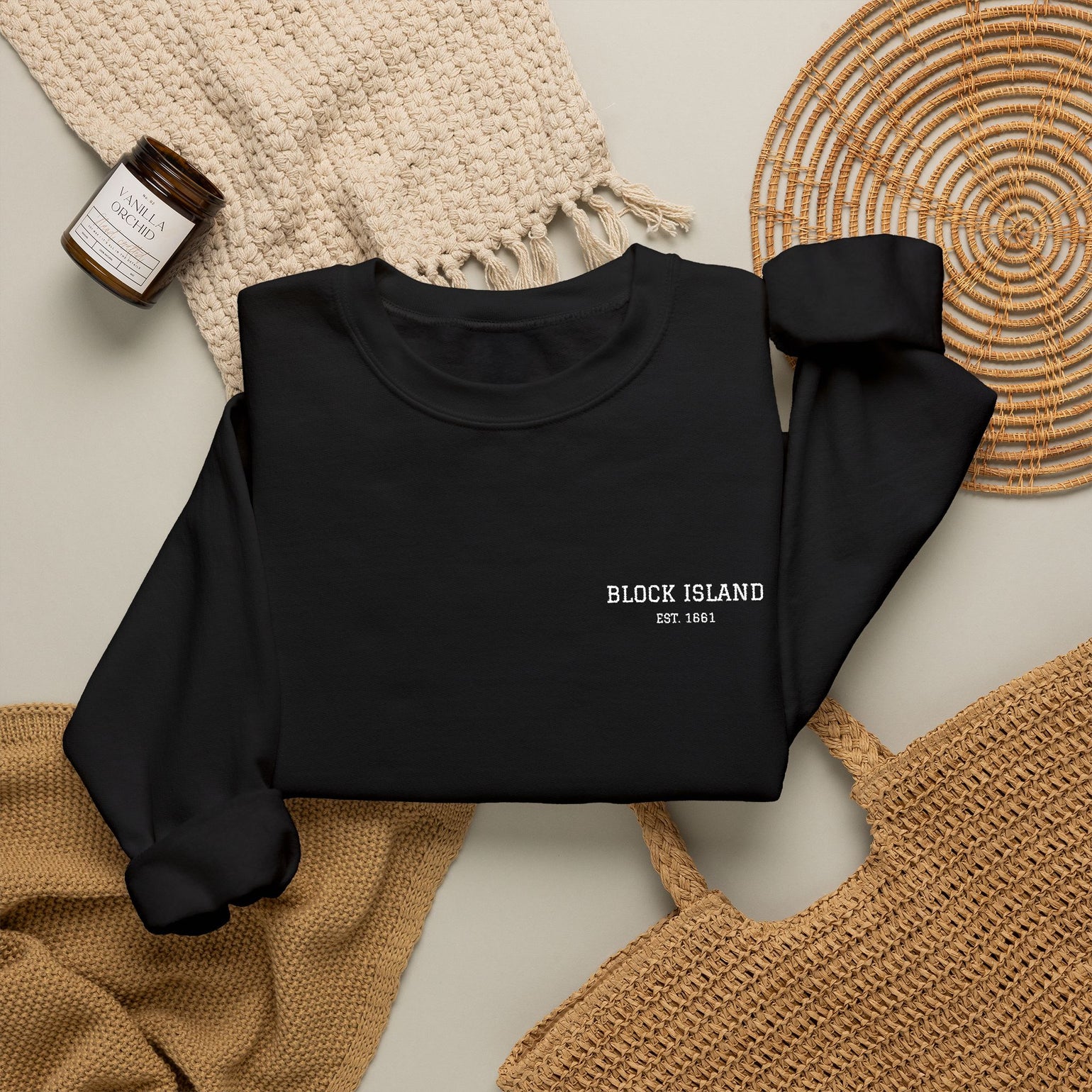 Block Island Est. 1661 Embroidered Crewneck by BlockBoundRI, photo 8