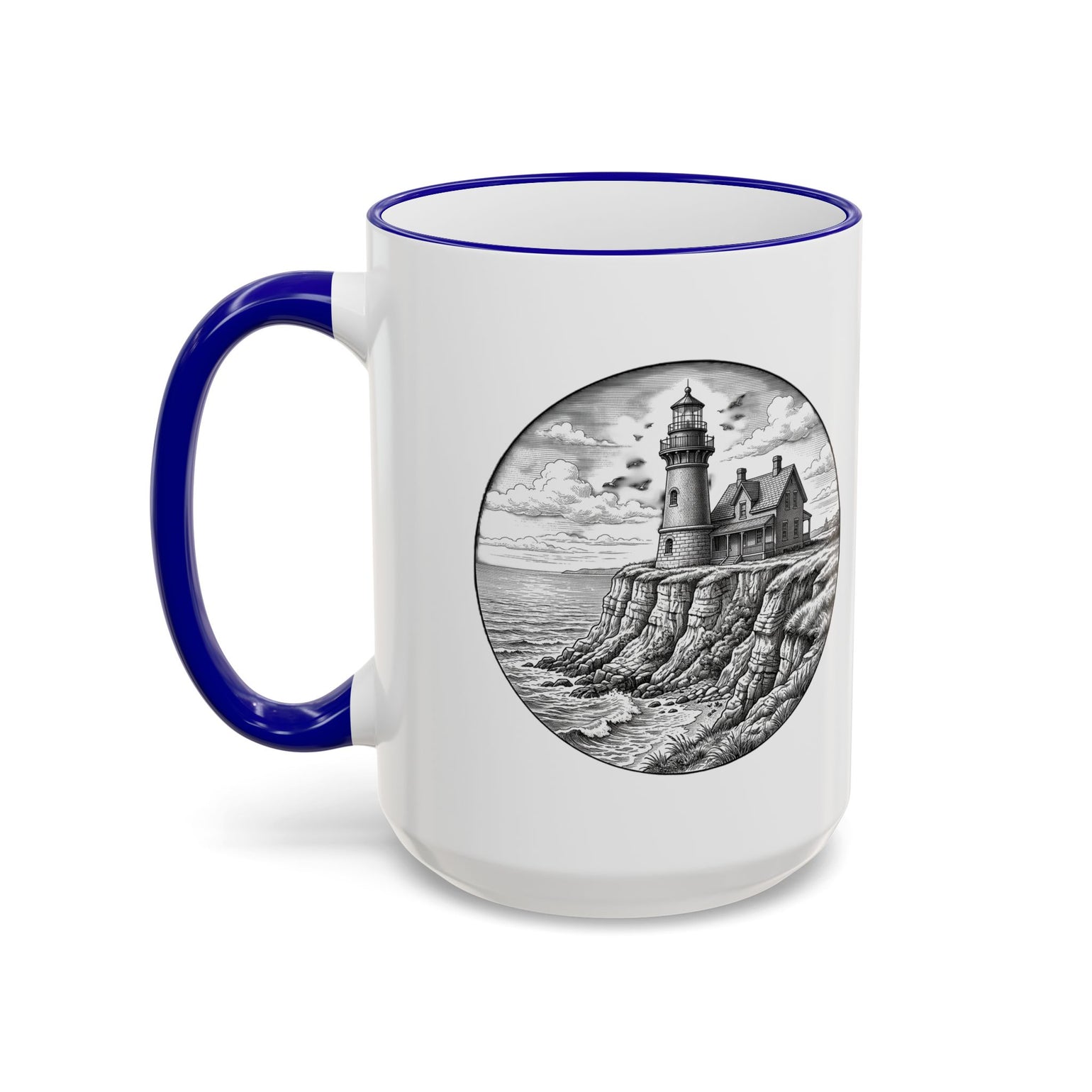 Southeast Light Mug, Block Island Lighthouse by BlockBoundRI, photo 13