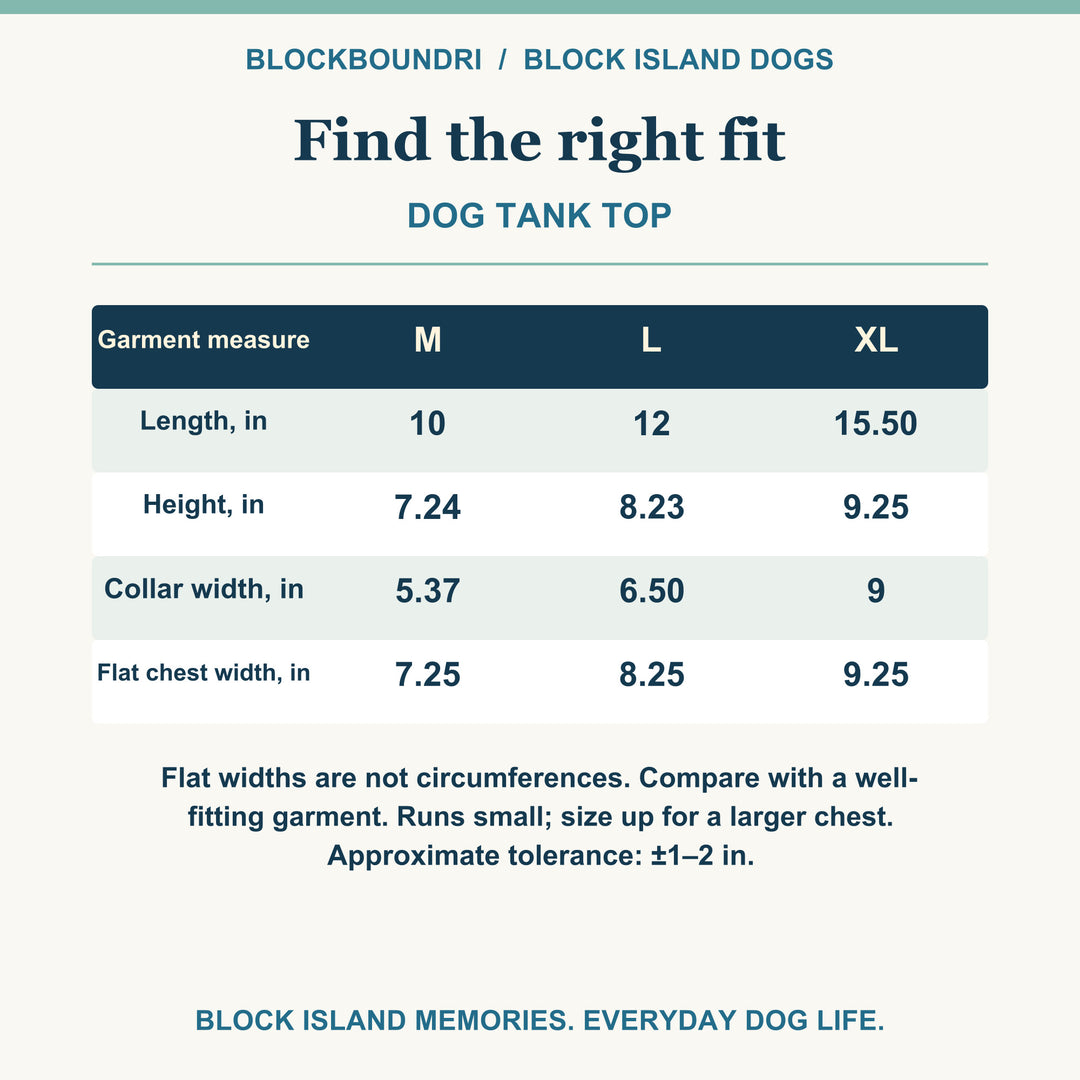 Block Island Dog Tank — Holiday Hound