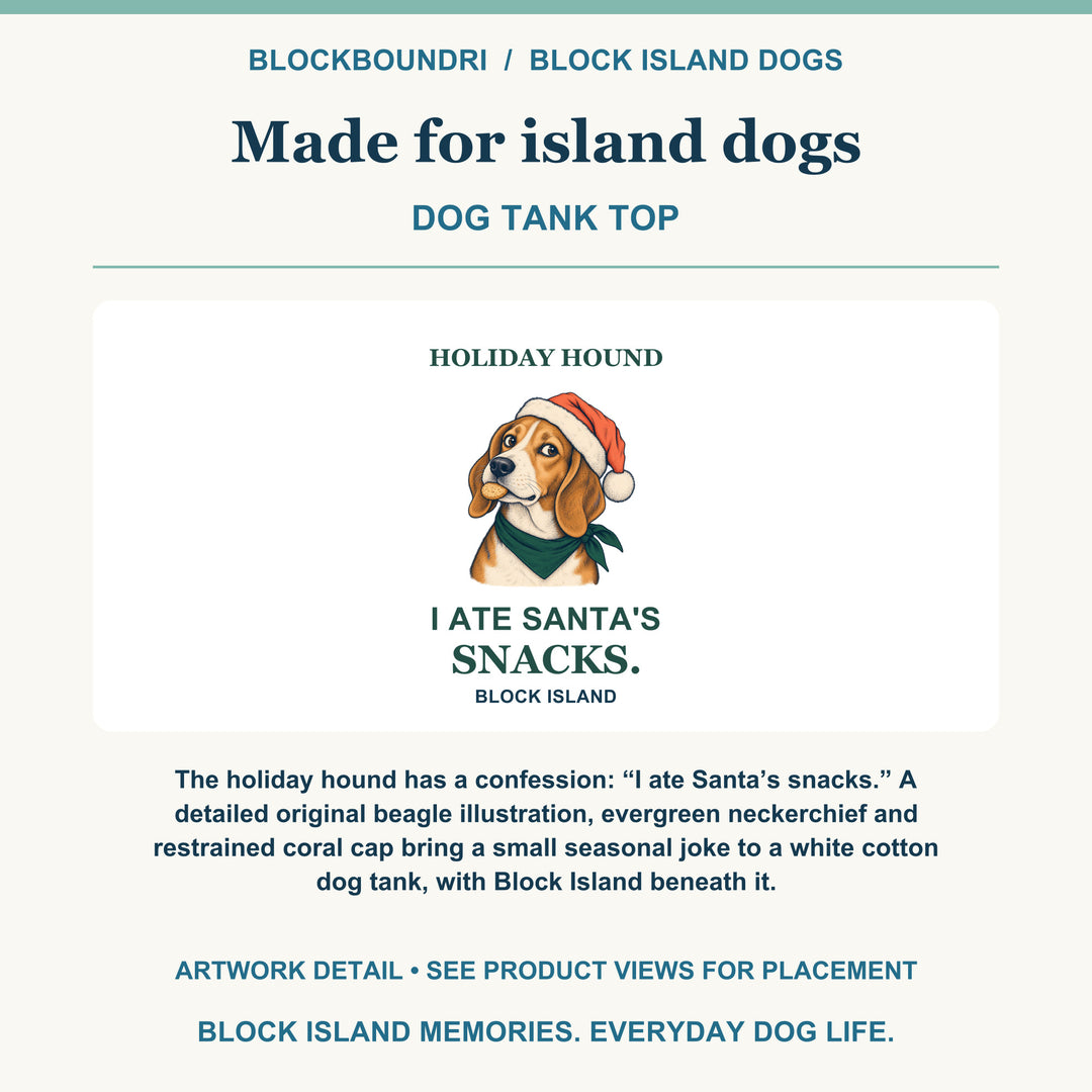 Block Island Dog Tank — Holiday Hound