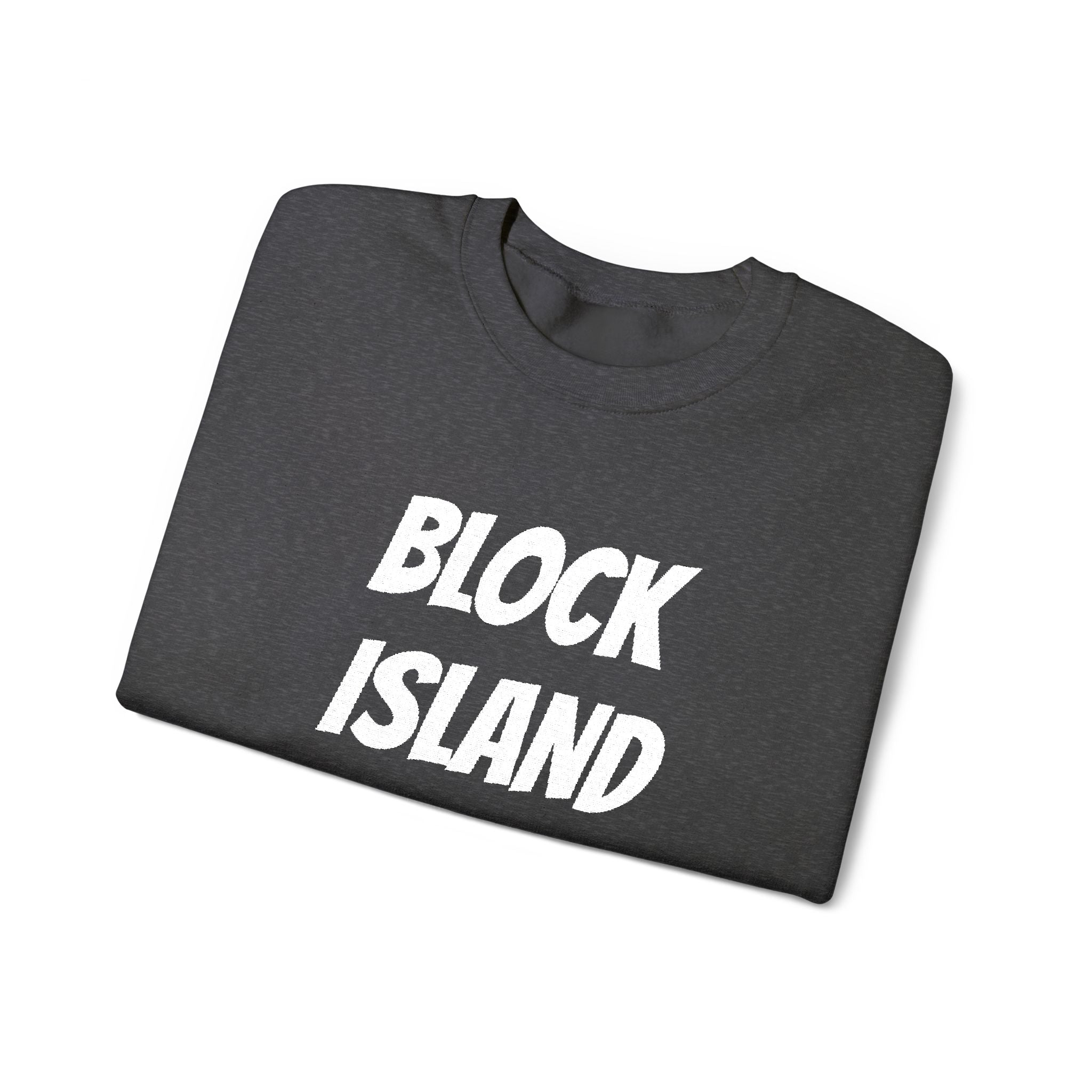 Block Island Crewneck Sweatshirt — Embroidered Pullover
