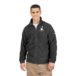 Columbia fleece jacket with embroidered Block Island outline and Block Island Rhode Island wordmark on the left chest — view 6