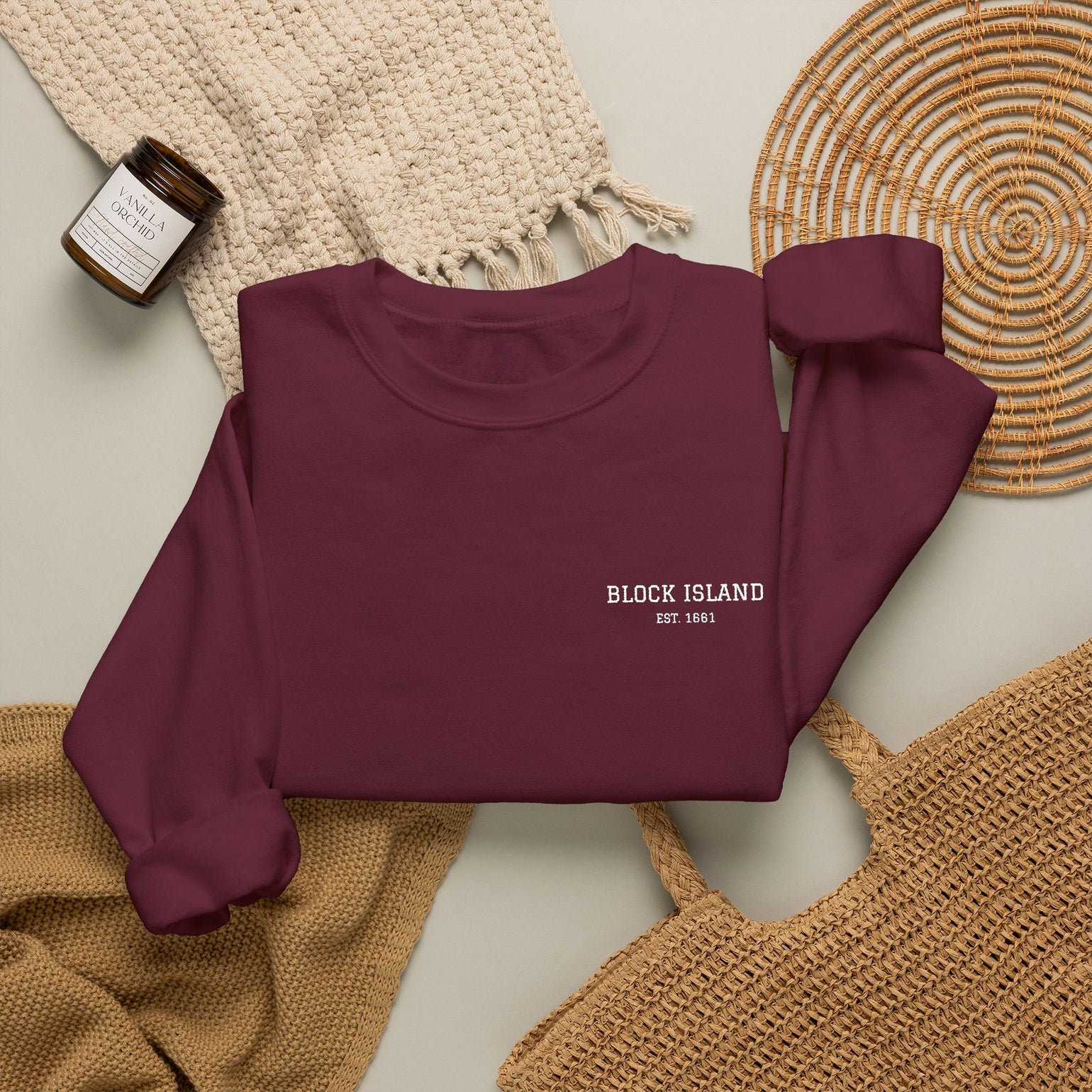 Block Island Est. 1661 Embroidered Crewneck by BlockBoundRI, photo 11