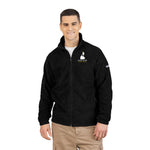 Columbia fleece jacket with embroidered Block Island outline and Block Island Rhode Island wordmark on the left chest — view 14