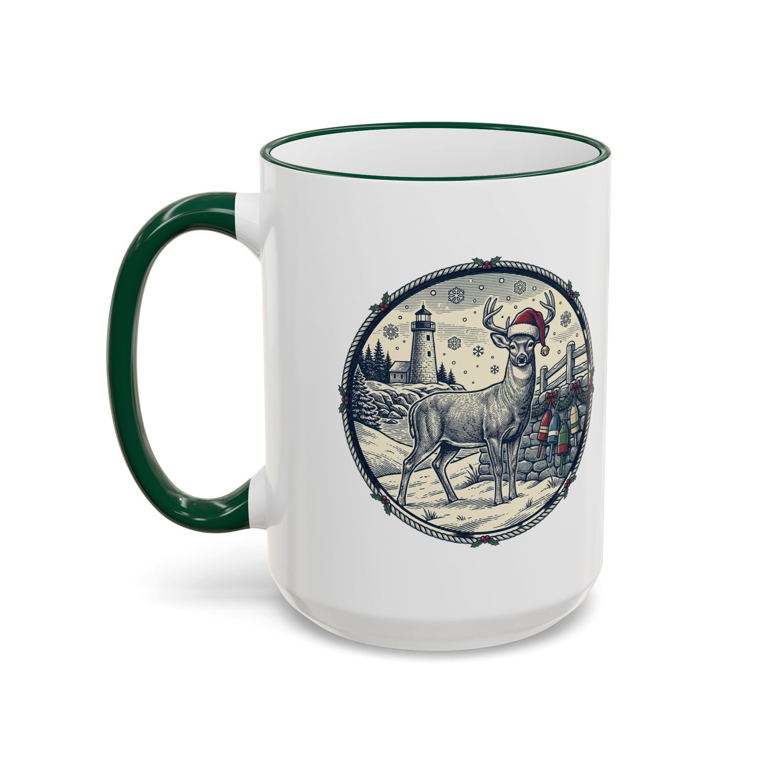 Our Deer Don't Fly Mug, Block Island Christmas by BlockBoundRI, photo 15