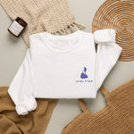 Block Island coordinates embroidered crewneck - view 10 - BlockBoundRI