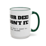 Our Deer Don't Fly Mug, Block Island Christmas by BlockBoundRI, photo 16