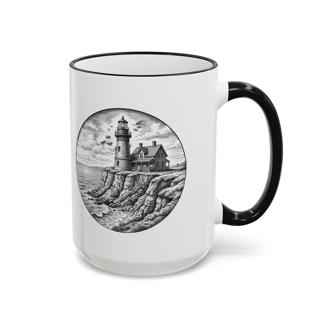 Southeast Light Mug, Block Island Lighthouse by BlockBoundRI, photo 11