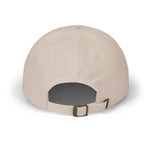 Back of the Stone Crossing Club Block Island hat showing the adjustable strap with metal buckle