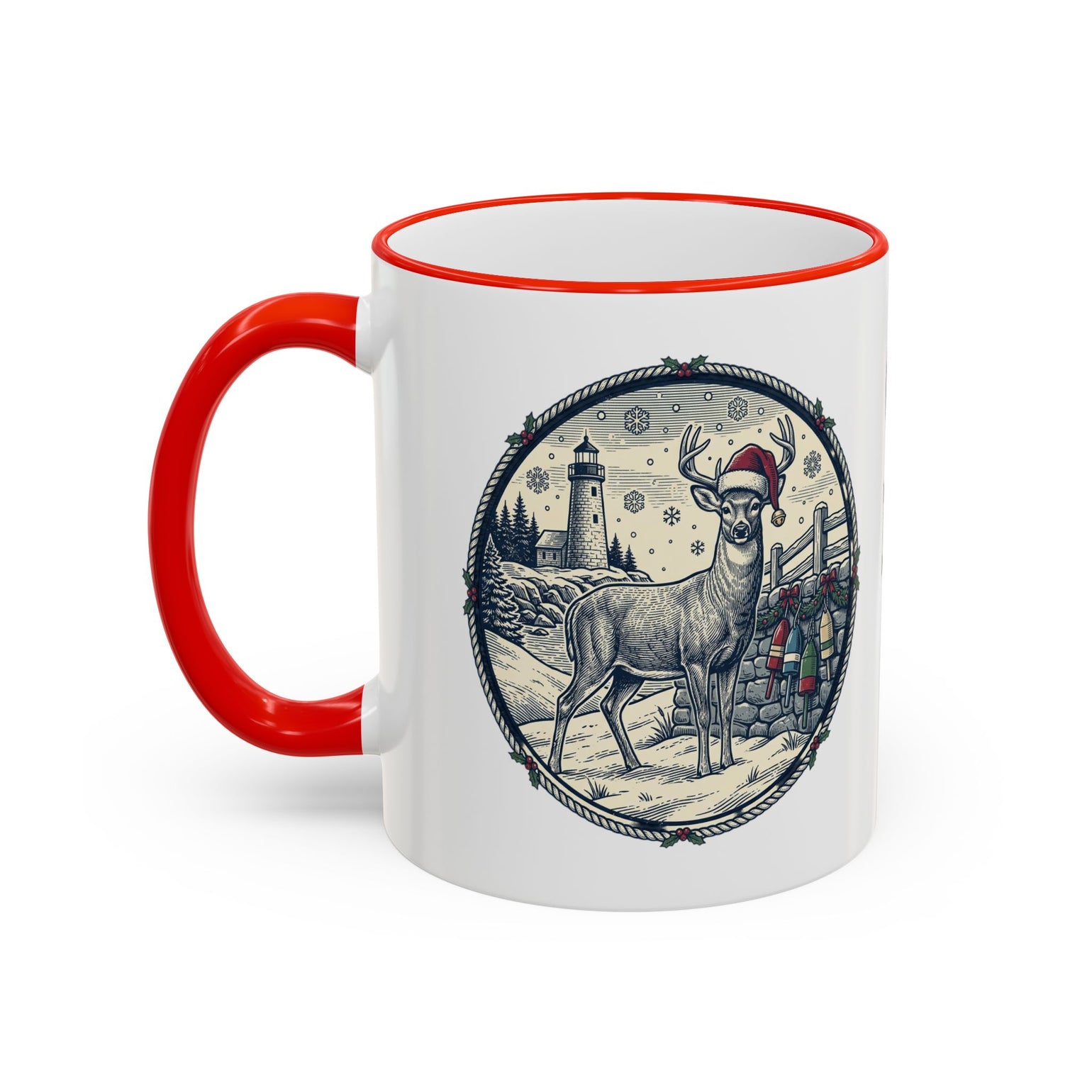 Our Deer Don't Fly Mug, Block Island Christmas by BlockBoundRI, photo 27