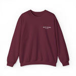 Block Island Est. 1661 Embroidered Crewneck in Maroon, BlockBoundRI