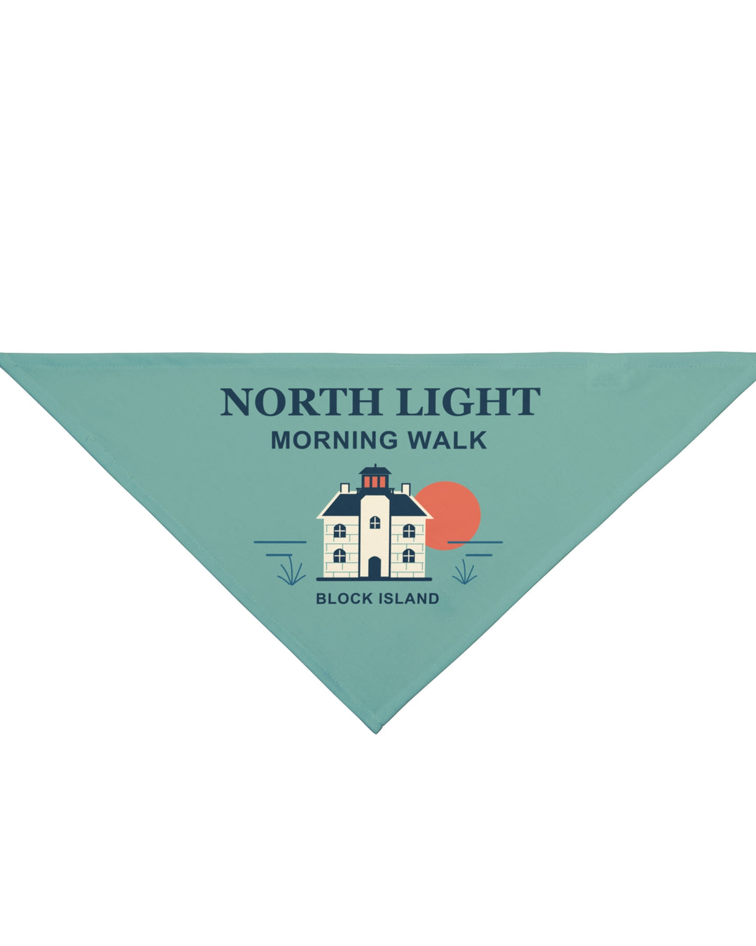 Block Island Dog Bandana — North Light Morning Walk