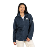 Columbia fleece jacket with embroidered Block Island outline and Block Island Rhode Island wordmark on the left chest — view 9