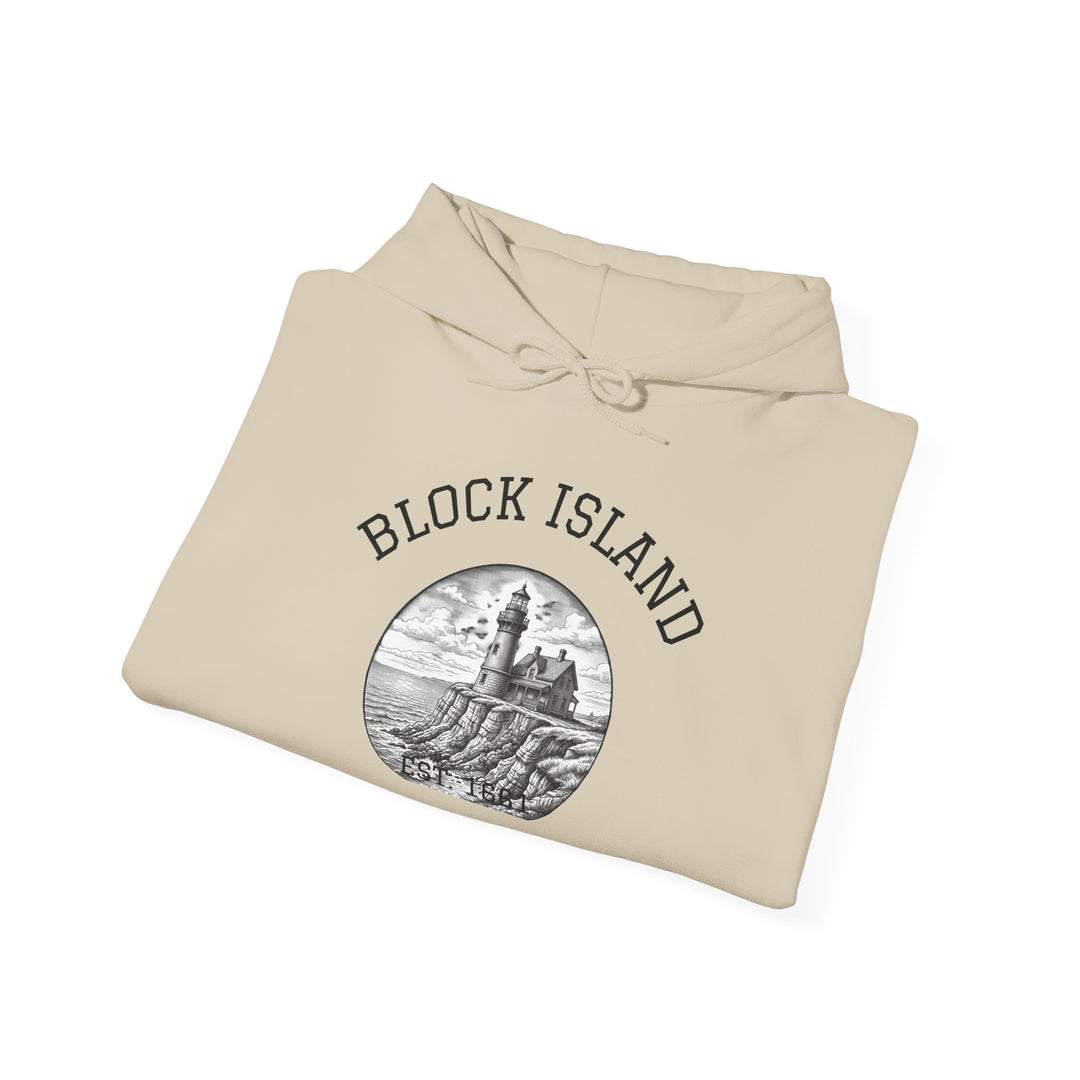 Southeast Light Hoodie, Block Island Lighthouse by BlockBoundRI, photo 9