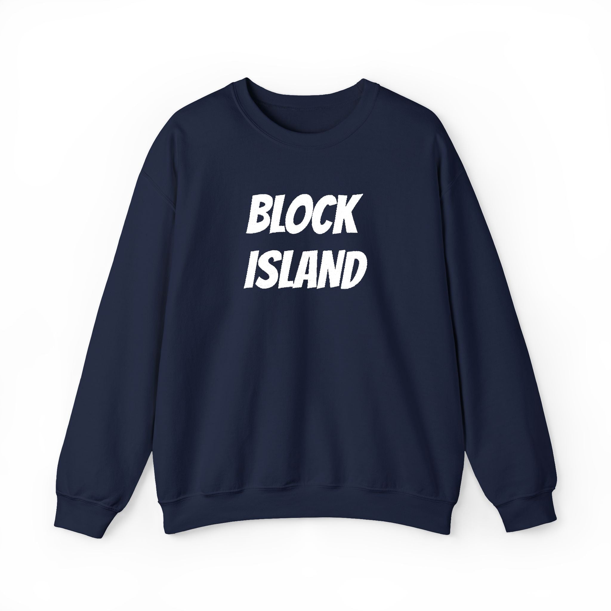 Block Island Crewneck Sweatshirt — Embroidered Pullover