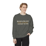 Block Island Winter Population crewneck sweatshirt, view 2 - BlockBoundRI