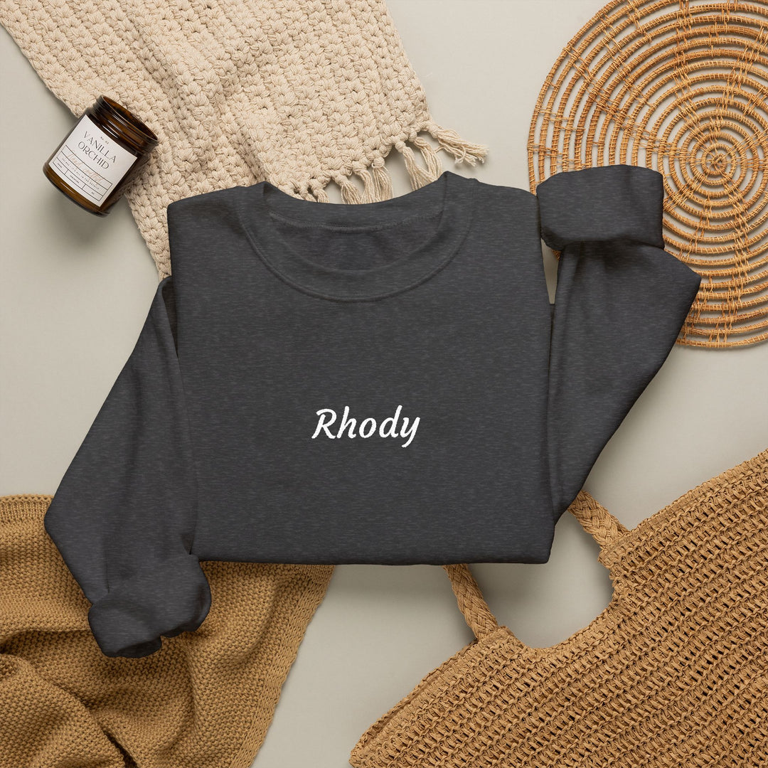 Rhody Embroidered Crewneck, Rhode Island Sweatshirt by BlockBoundRI, photo 13