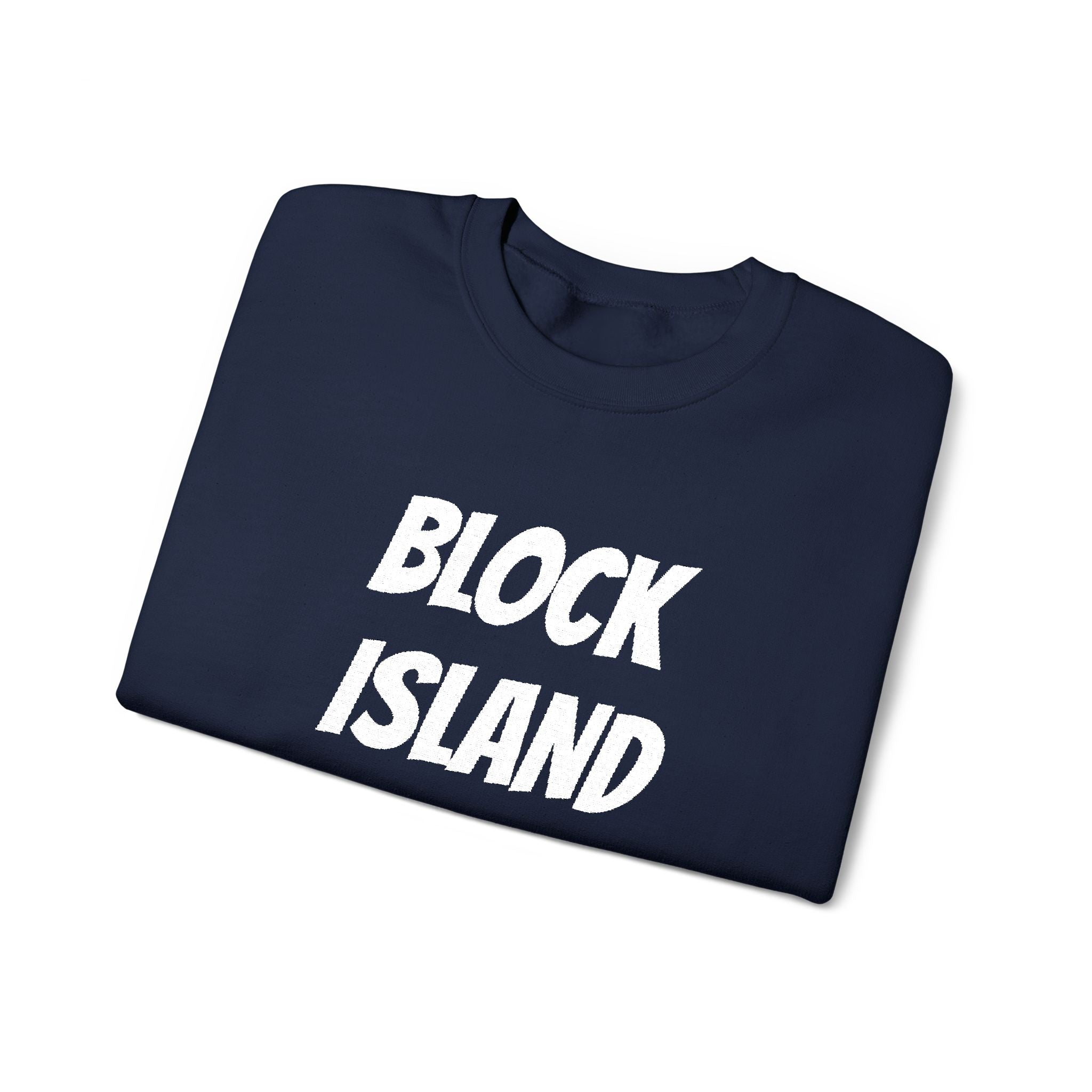 Block Island Crewneck Sweatshirt — Embroidered Pullover