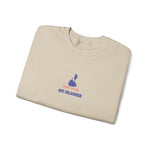 Certified Off-Islander embroidered Block Island crewneck sweatshirt, additional view - BlockBoundRI