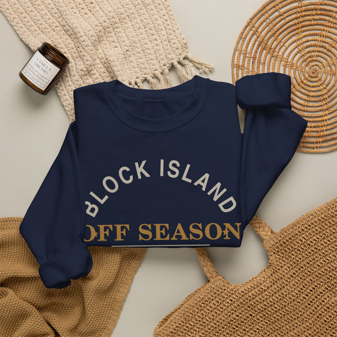Block Island Off Season Crewneck Sweatshirt by BlockBoundRI, photo 16