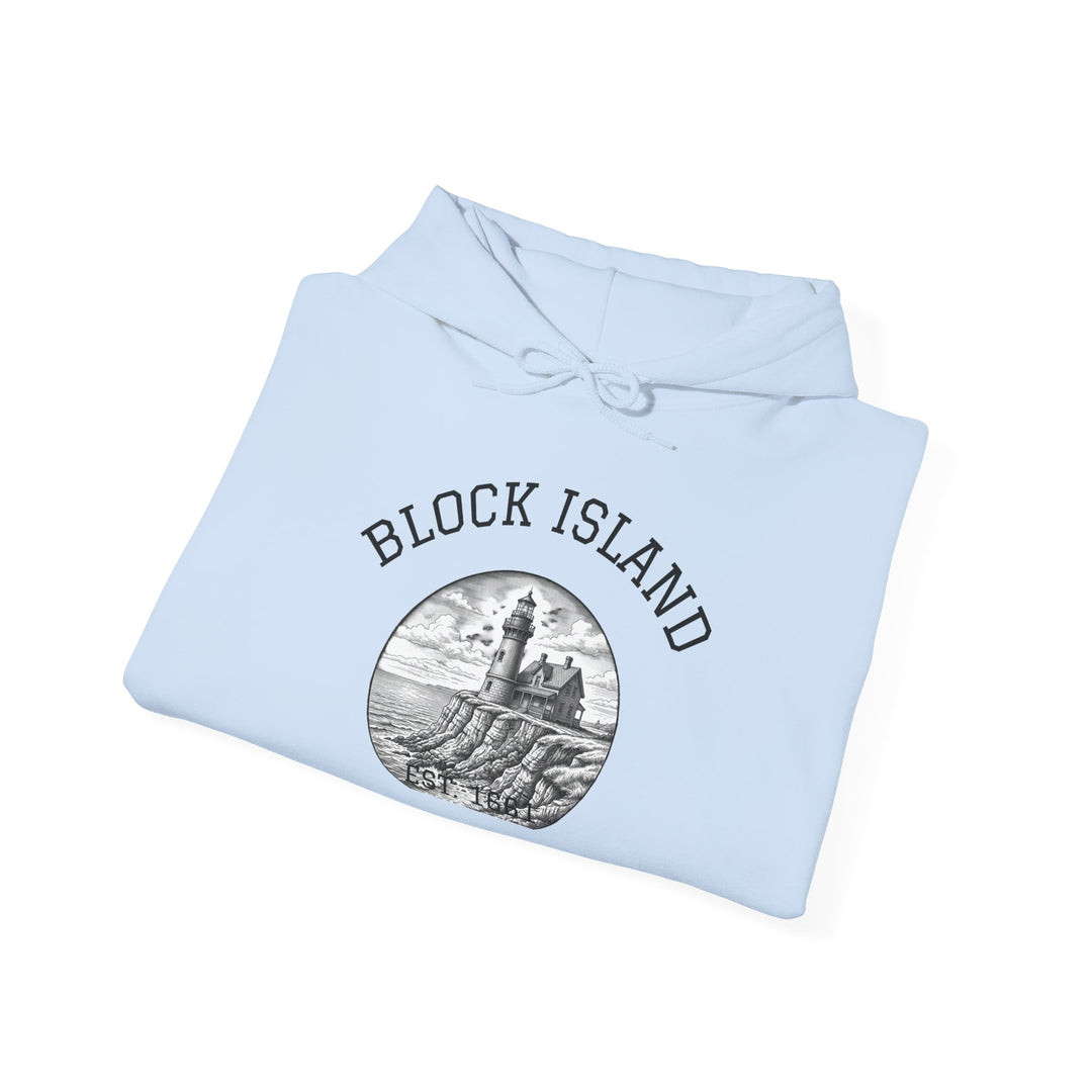 Southeast Light Hoodie, Block Island Lighthouse by BlockBoundRI, photo 12