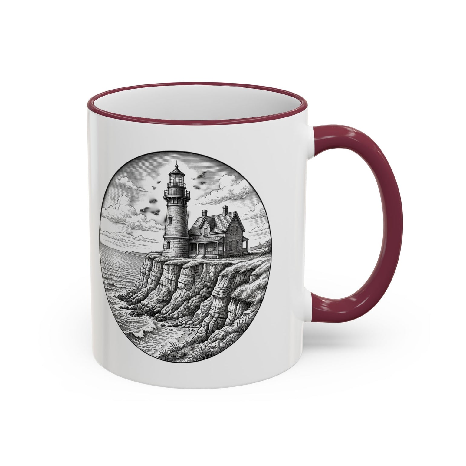 Southeast Light Mug, Block Island Lighthouse by BlockBoundRI, photo 29