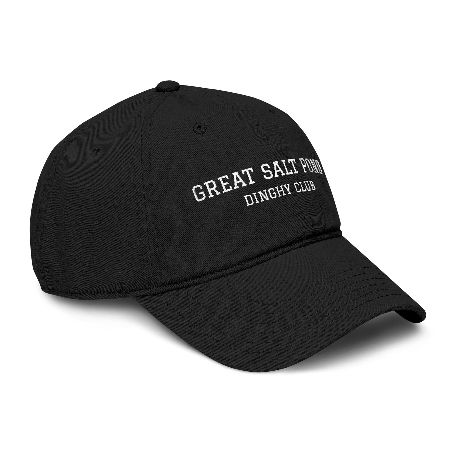 Great Salt Pond Dinghy Club Block Island embroidered dad hat, view 5 - BlockBoundRI