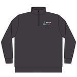 Rhode Island, But Further Block Island quarter-zip pullover in Asphalt - BlockBoundRI