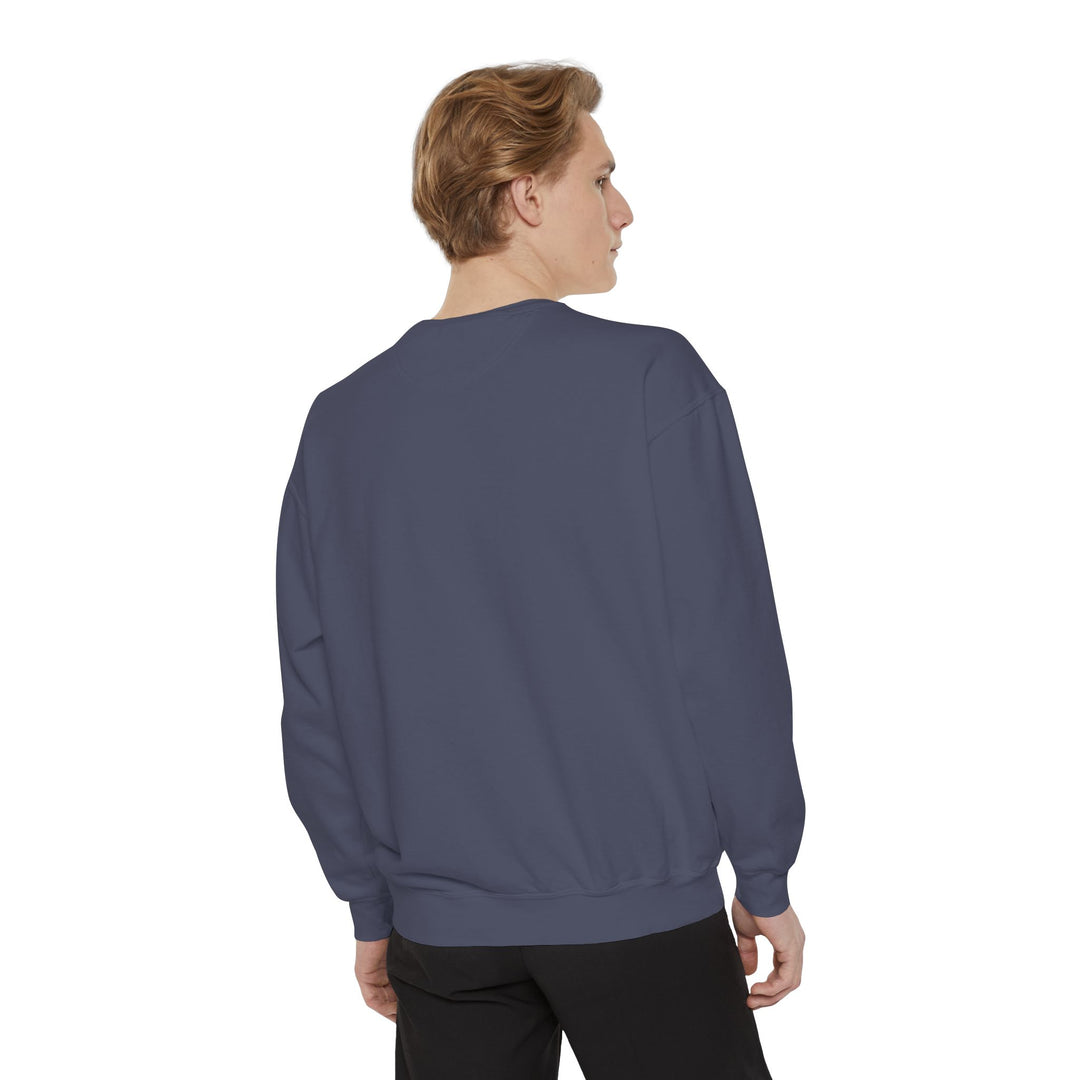Ferry Standard Time crewneck: white clock face reading Now-ish, Soon, Later and Fog, Block Island R.I. — view 21