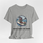 Santa Takes the Ferry Block Island Christmas T-Shirt by BlockBoundRI, photo 20