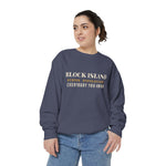 Block Island Winter Population crewneck sweatshirt, view 18 - BlockBoundRI