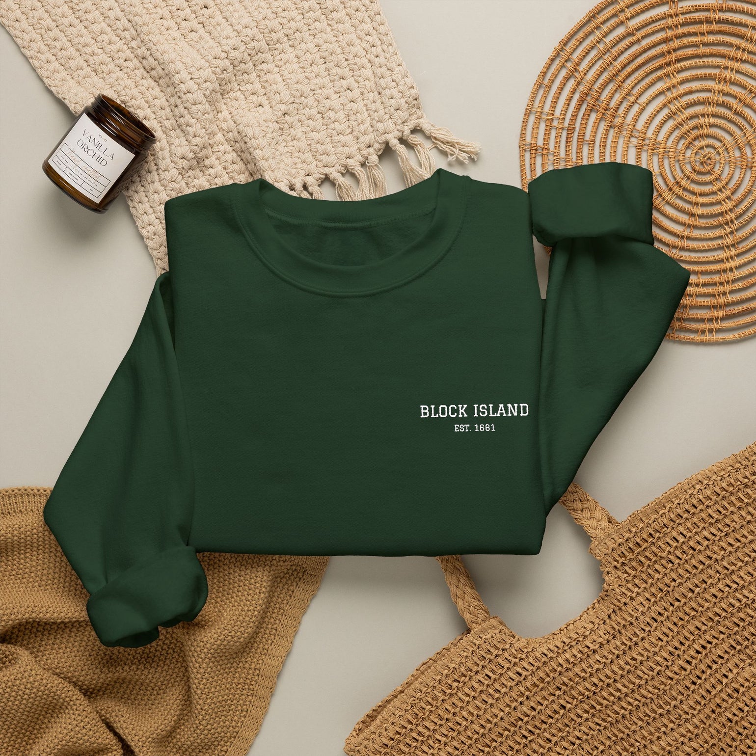 Block Island Est. 1661 Embroidered Crewneck by BlockBoundRI, photo 14