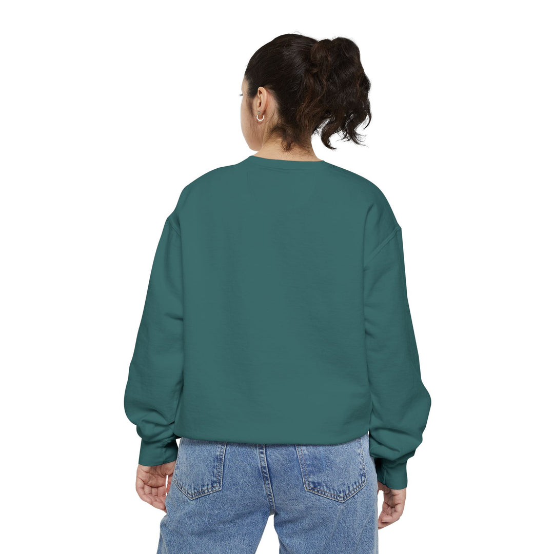 Ferry Standard Time crewneck: white clock face reading Now-ish, Soon, Later and Fog, Block Island R.I. — view 16