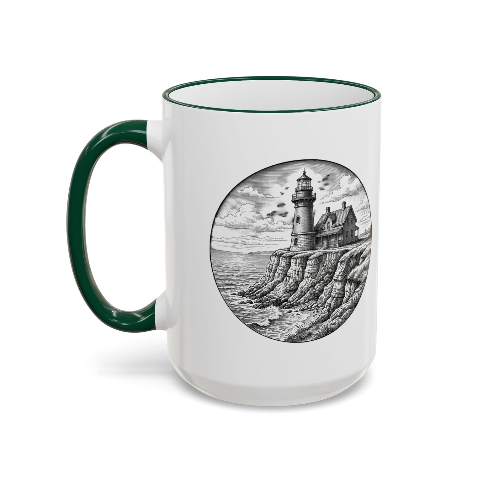 Southeast Light Mug, Block Island Lighthouse by BlockBoundRI, photo 19