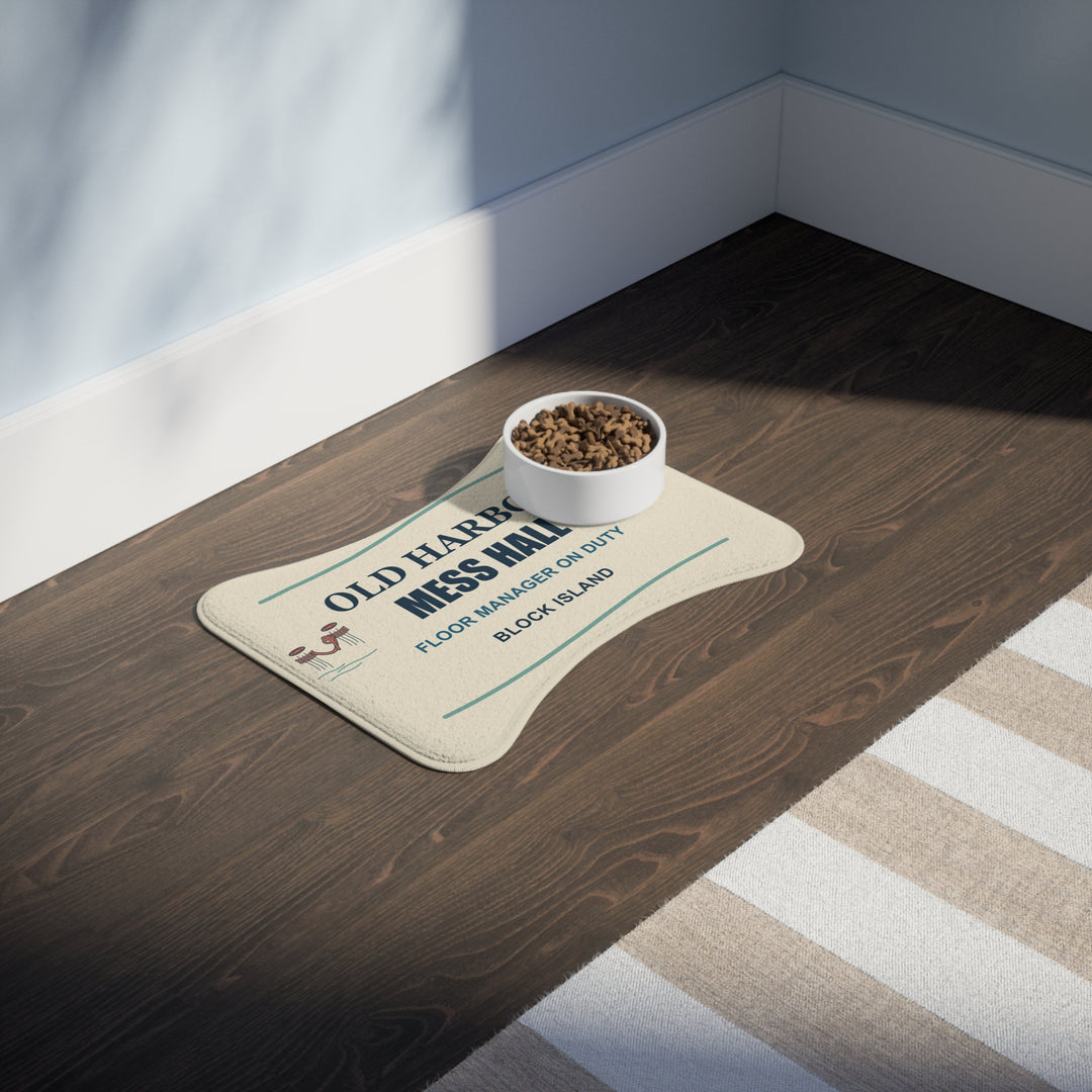 Block Island Bone Feeding Mat — Old Harbor Mess Hall
