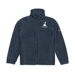 Columbia fleece jacket with embroidered Block Island outline and Block Island Rhode Island wordmark on the left chest — view 11