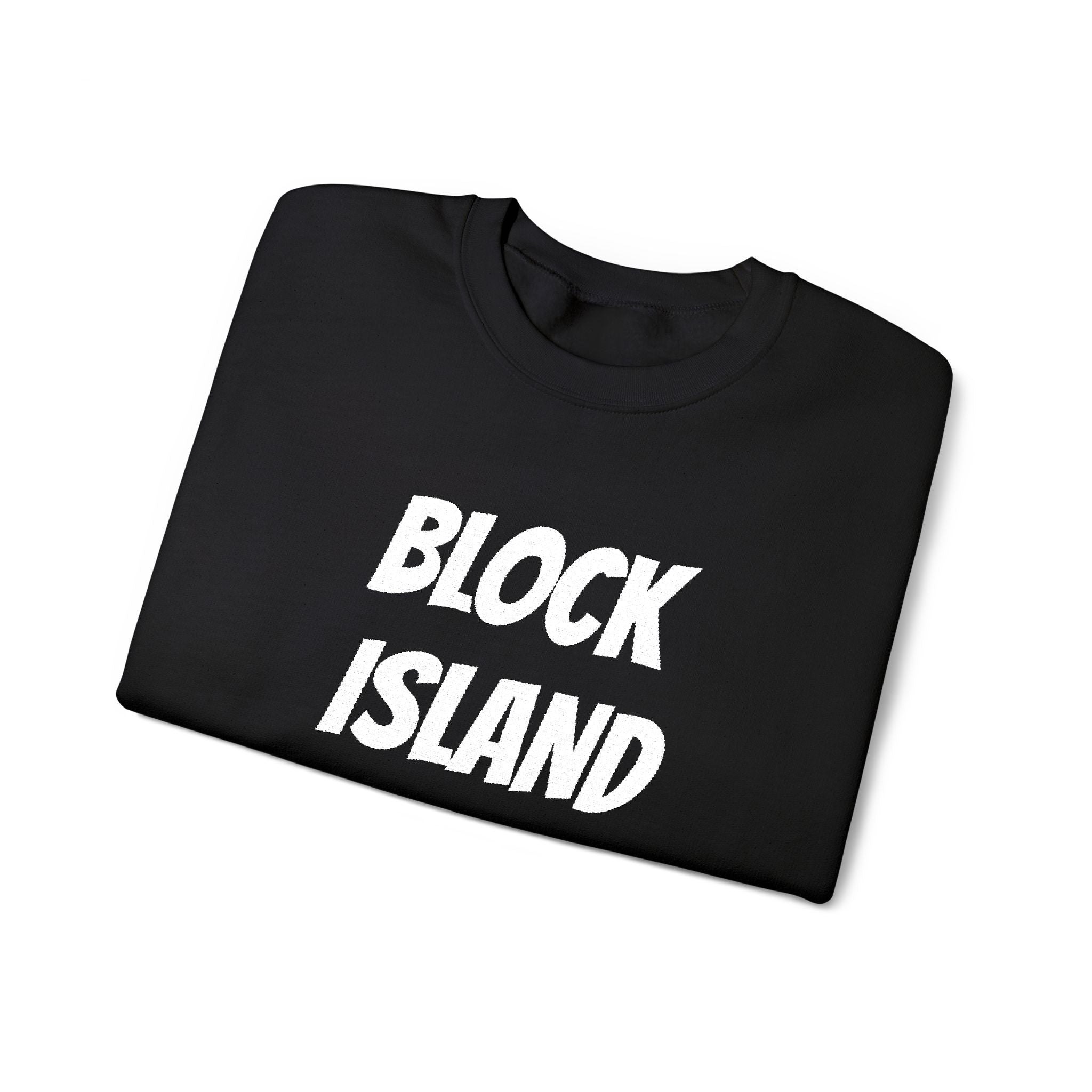 Block Island Crewneck Sweatshirt — Embroidered Pullover