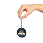 Dear Santa car ferry reservation Block Island glass Christmas ornament, additional view - BlockBoundRI