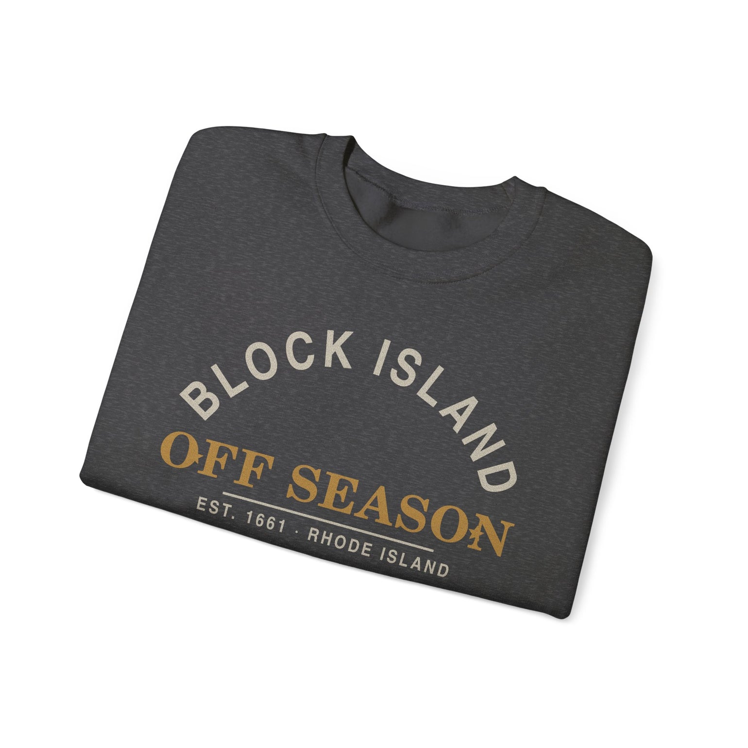 Block Island Off Season Crewneck Sweatshirt by BlockBoundRI, photo 12