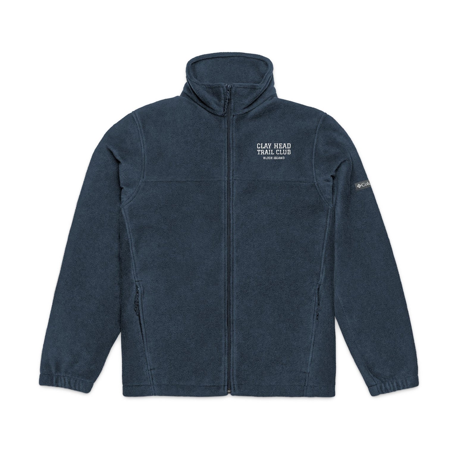 Clay Head Trail Club embroidered Columbia fleece jacket, view 8 - BlockBoundRI