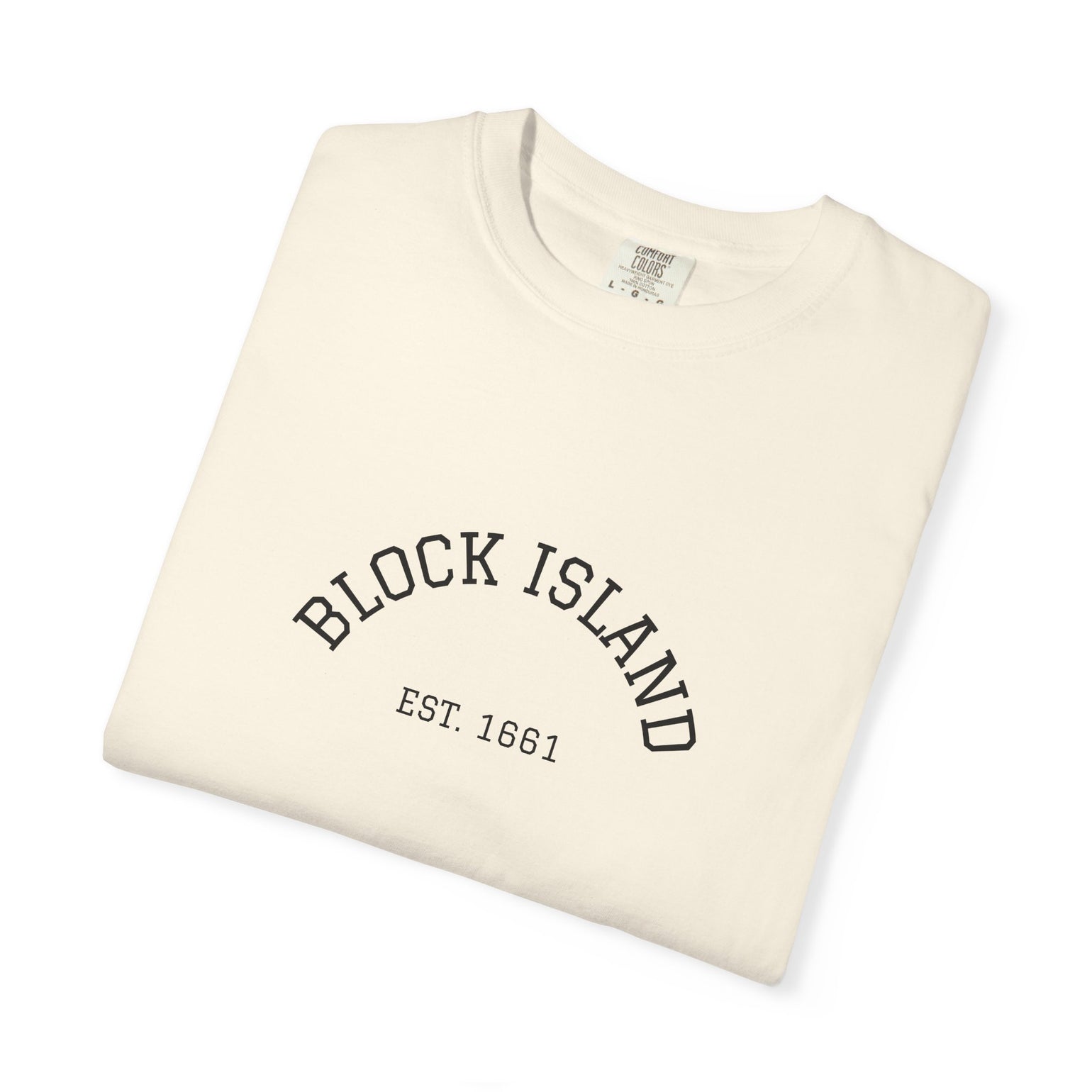 Block Island Est. 1661 Arch Tee, Garment-Dyed by BlockBoundRI, photo 10