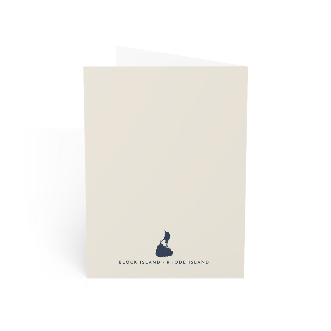Merry Christmas from Block Island folded 5x7 card - view 3 - BlockBoundRI