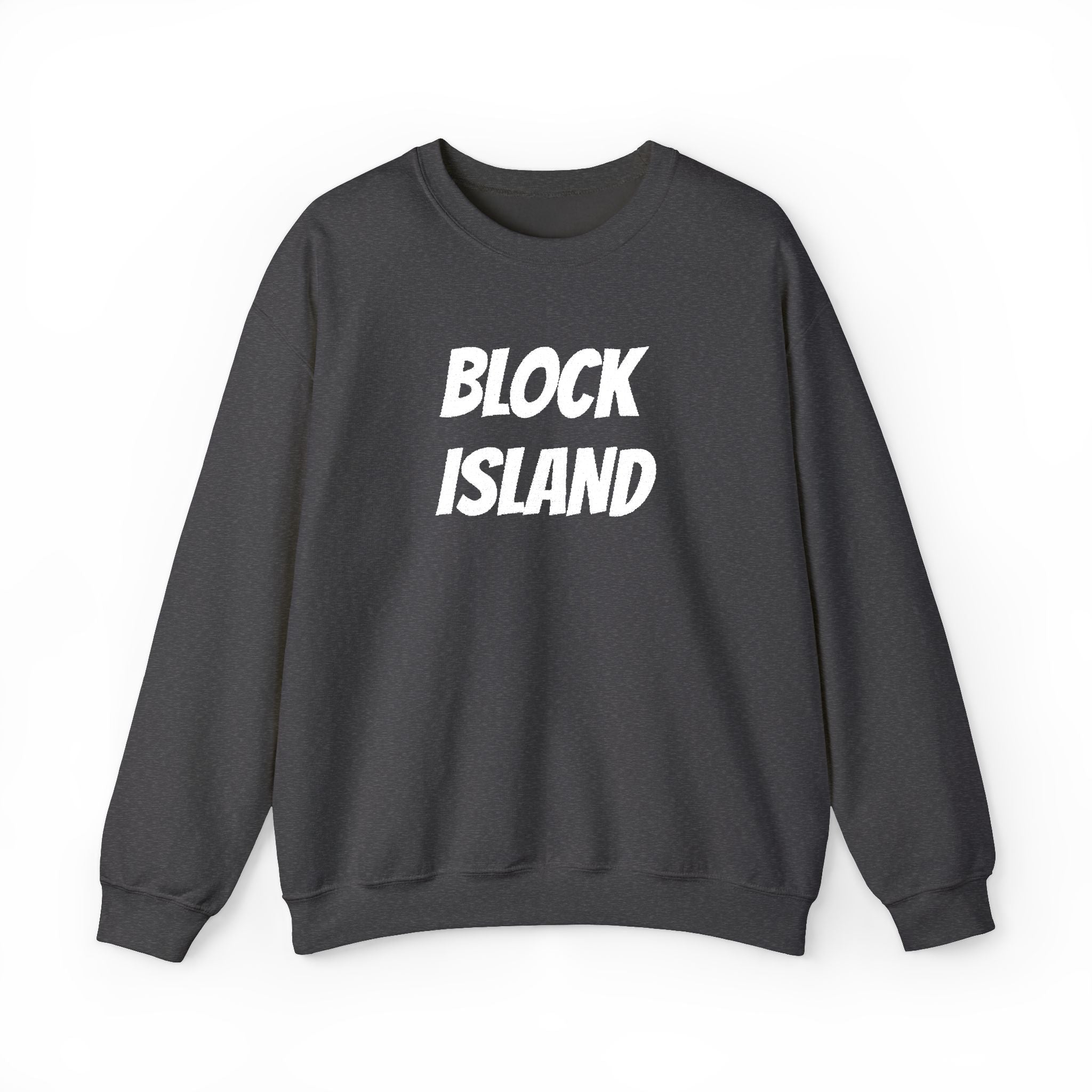 Block Island Crewneck Sweatshirt — Embroidered Pullover
