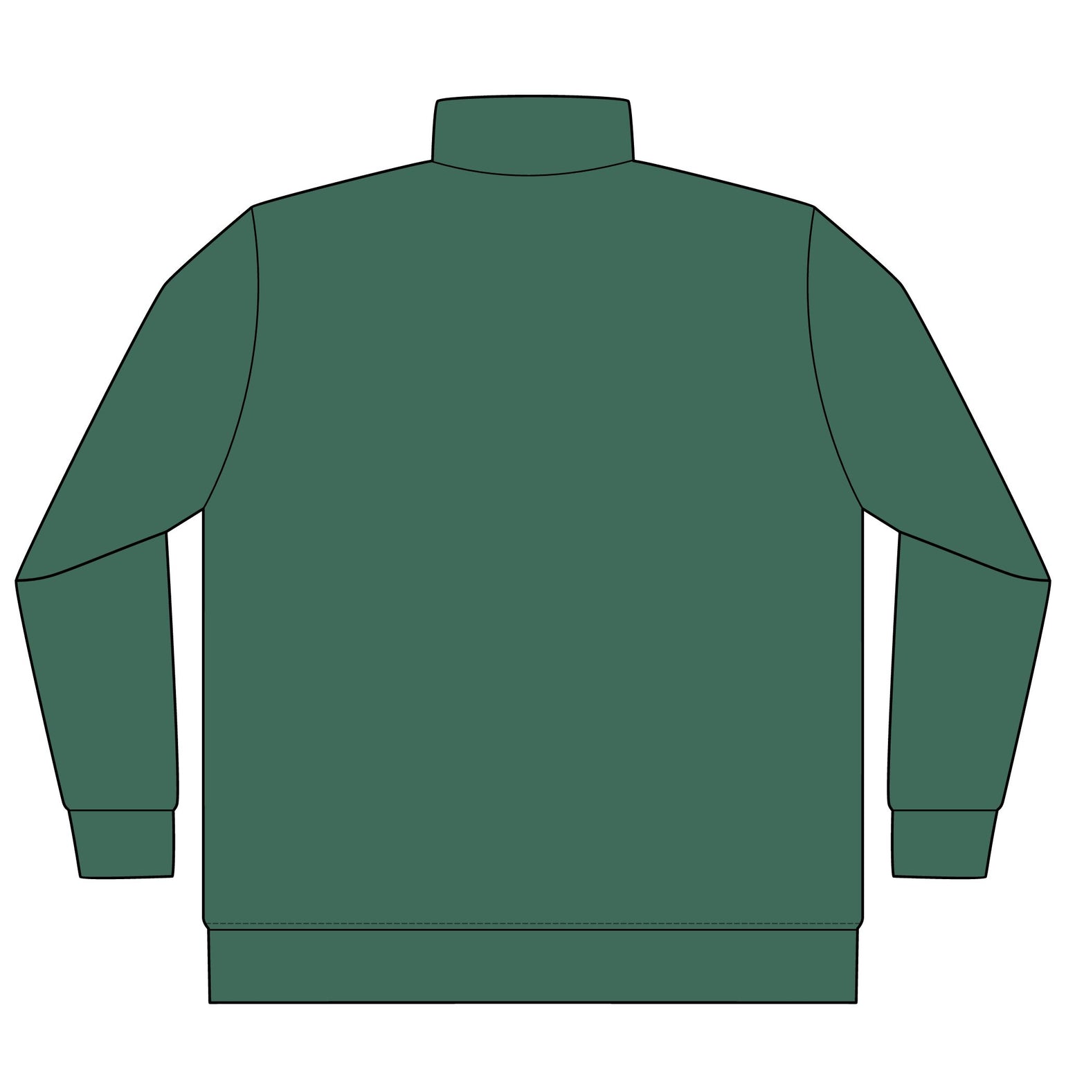 Rhode Island, But Further Block Island quarter-zip pullover, additional view - BlockBoundRI