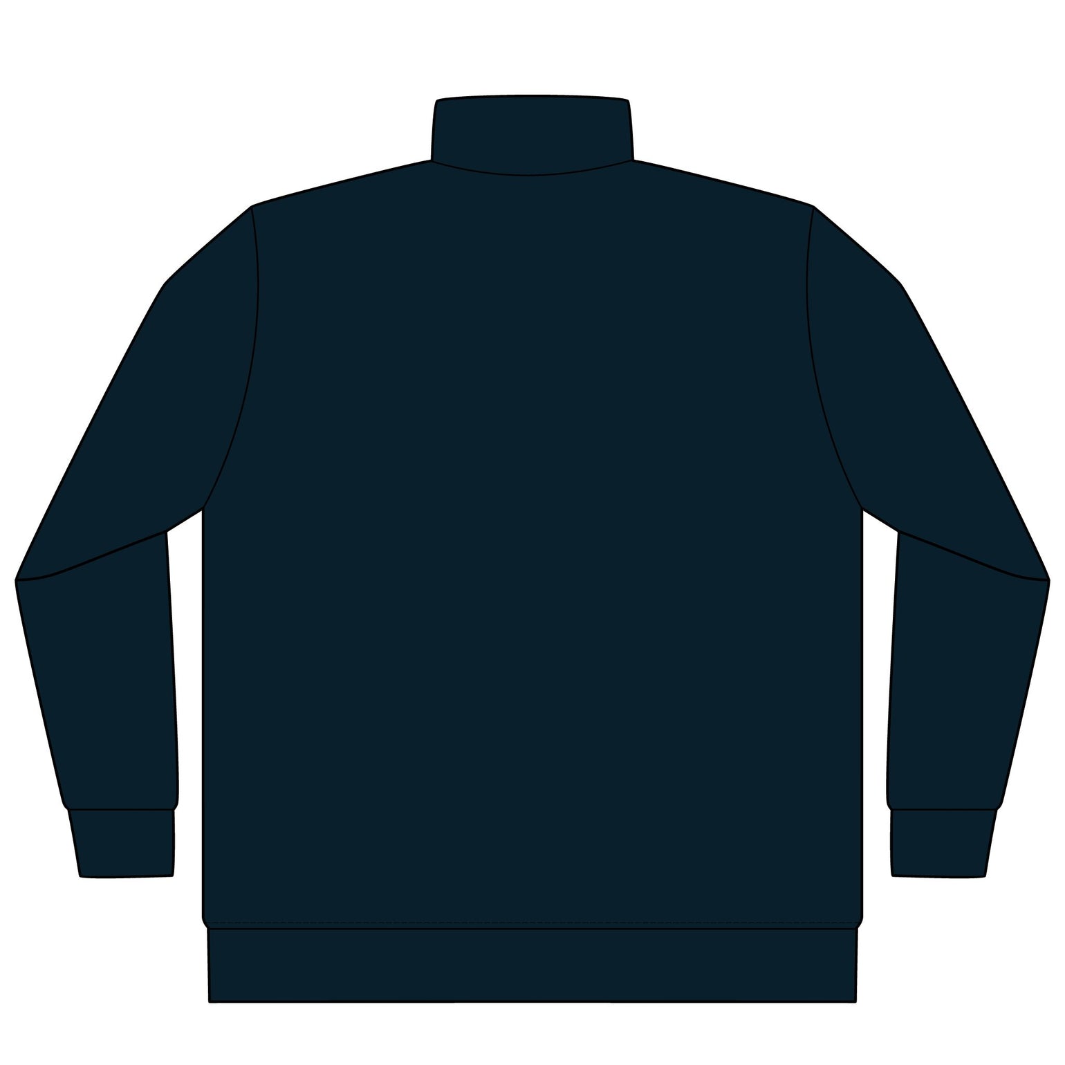 Rhode Island, But Further Block Island quarter-zip pullover, additional view - BlockBoundRI