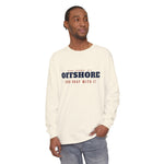 Offshore and Okay With It Block Island long sleeve tee, view 2 - BlockBoundRI