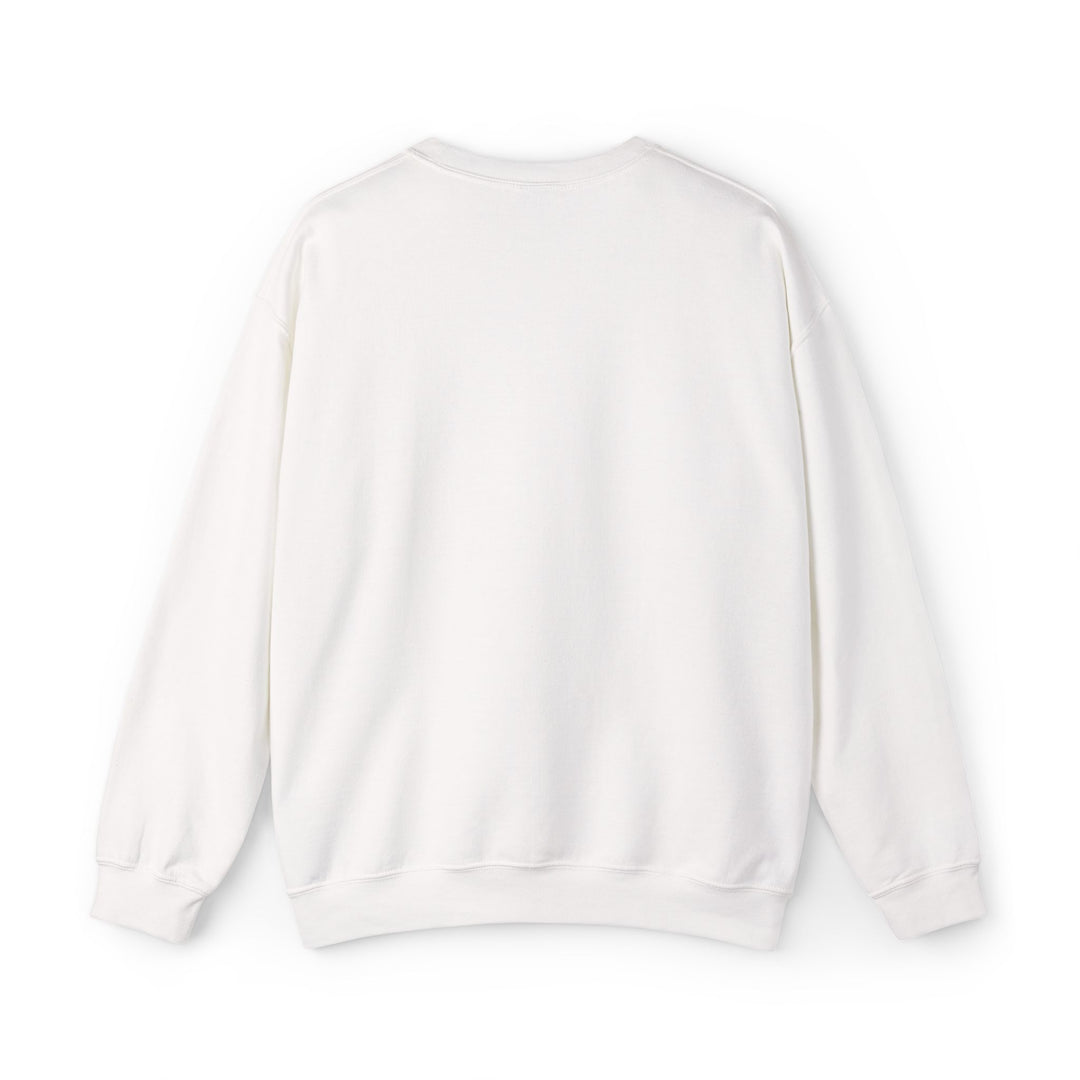 Crewneck sweatshirt with Block Island in raised puff print letters across the chest