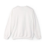 Crewneck sweatshirt with Block Island in raised puff print letters across the chest