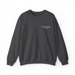 Block Island Est. 1661 Embroidered Crewneck in Dark Heather, BlockBoundRI