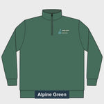 Rhode Island, But Further Block Island quarter-zip video, chest print and colors